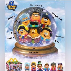 McDonald's Kerwin Frost Box Collectible McNugget Buddies Set of 4 Happy Meal Toy